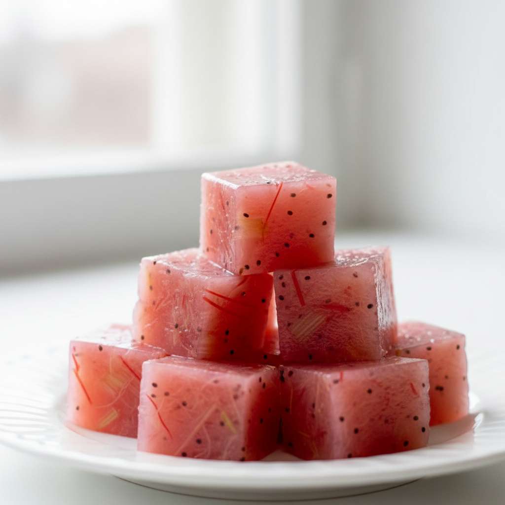 Rhubarb Vanilla Bean Jelly