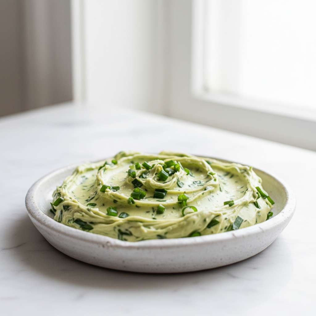 Simple Garlic Scapes Butter