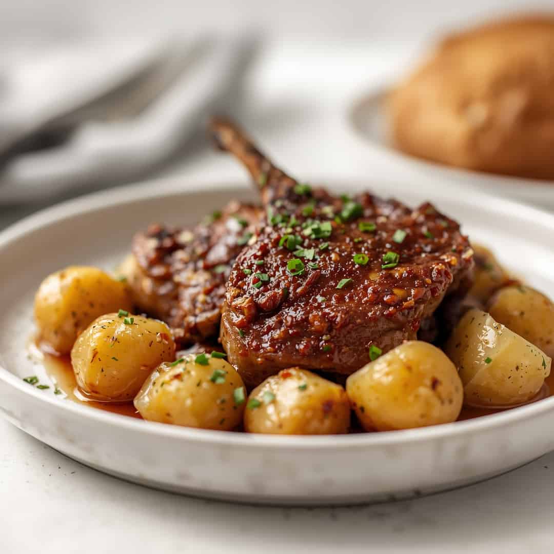 slow cooker beef chops potatoes