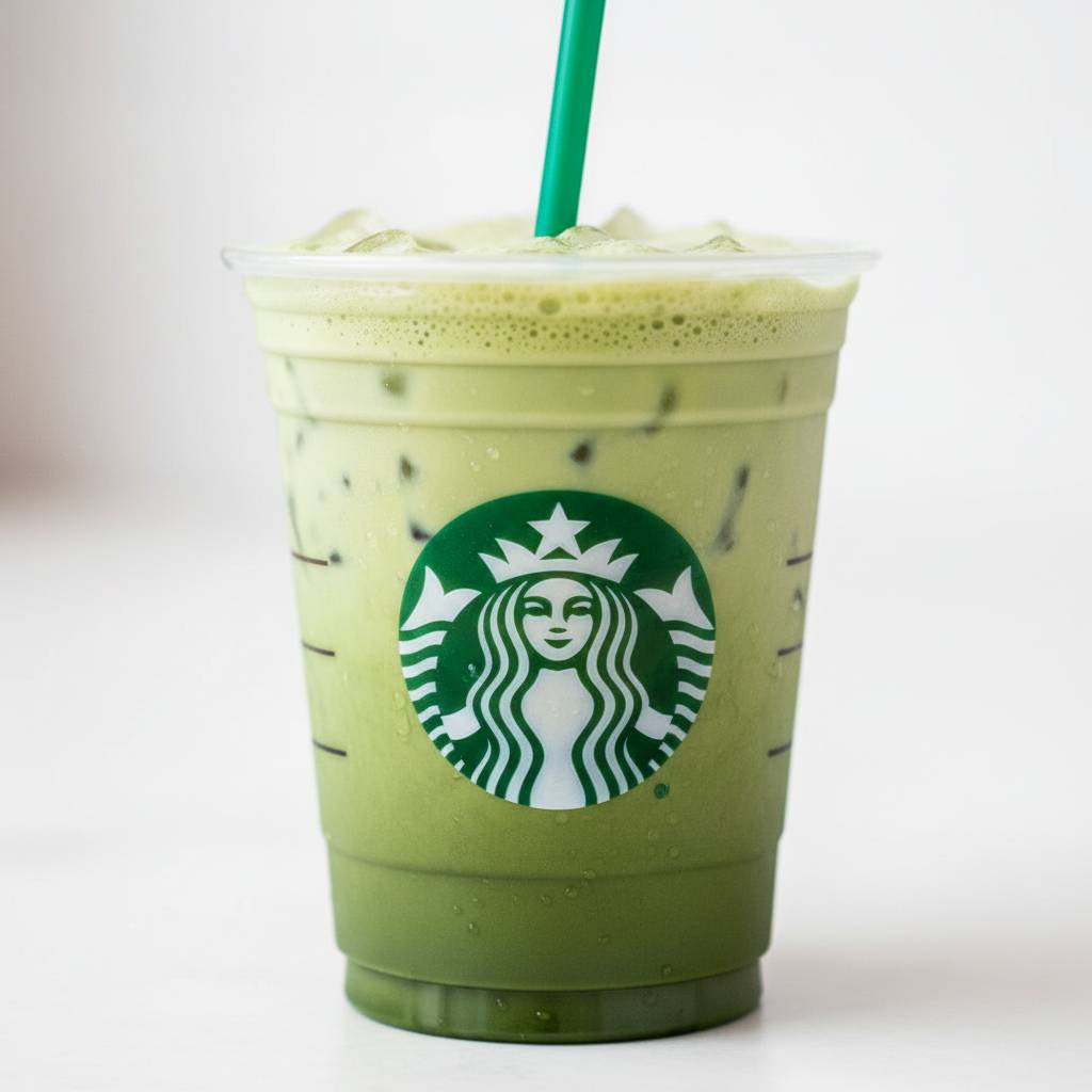 Starbucks Iced Green Tea Matcha Latte