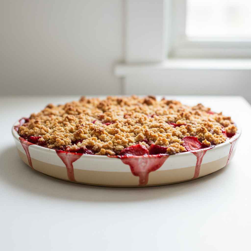 Strawberry Rhubarb Crisp