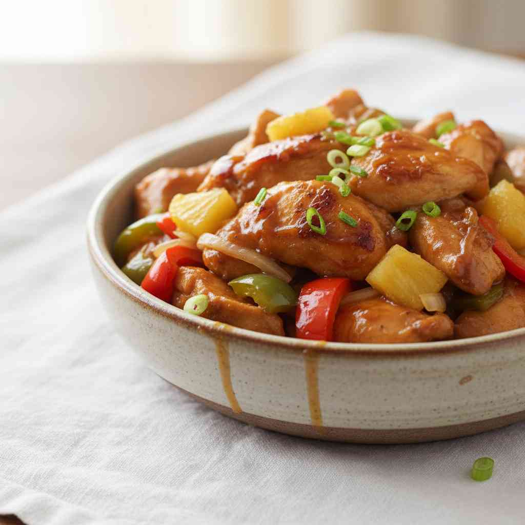 Sweet Hawaiian Crock Pot Chicken