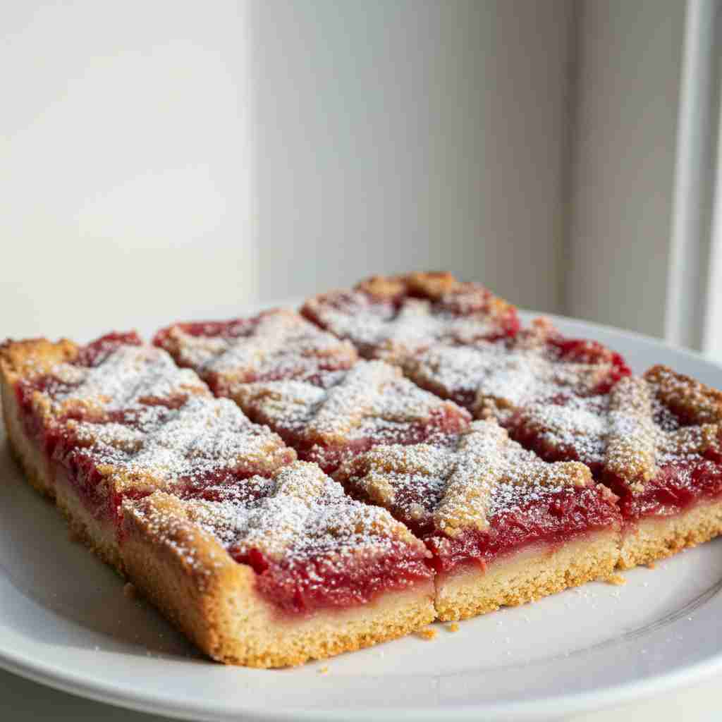 Tangy Rhubarb Bar Magic