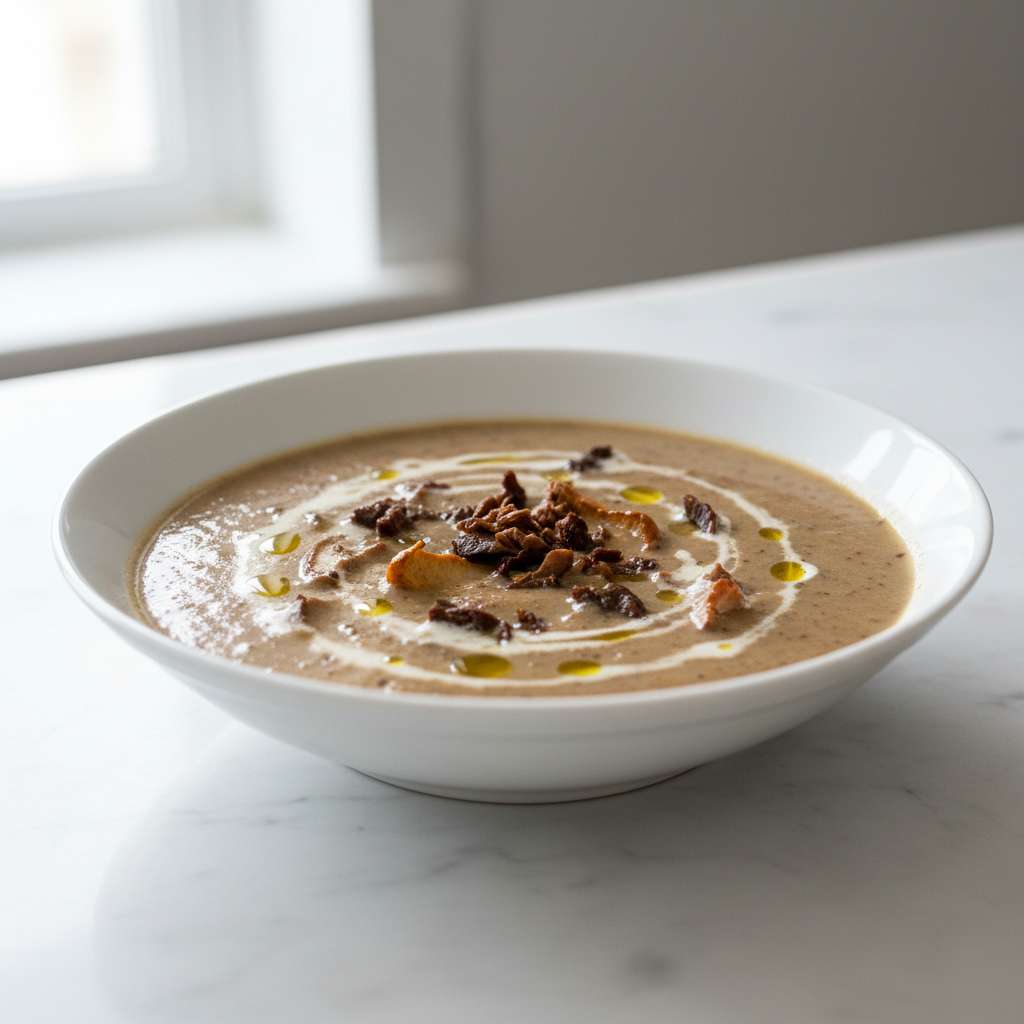 wild mushroom cream soup gourmet recipe