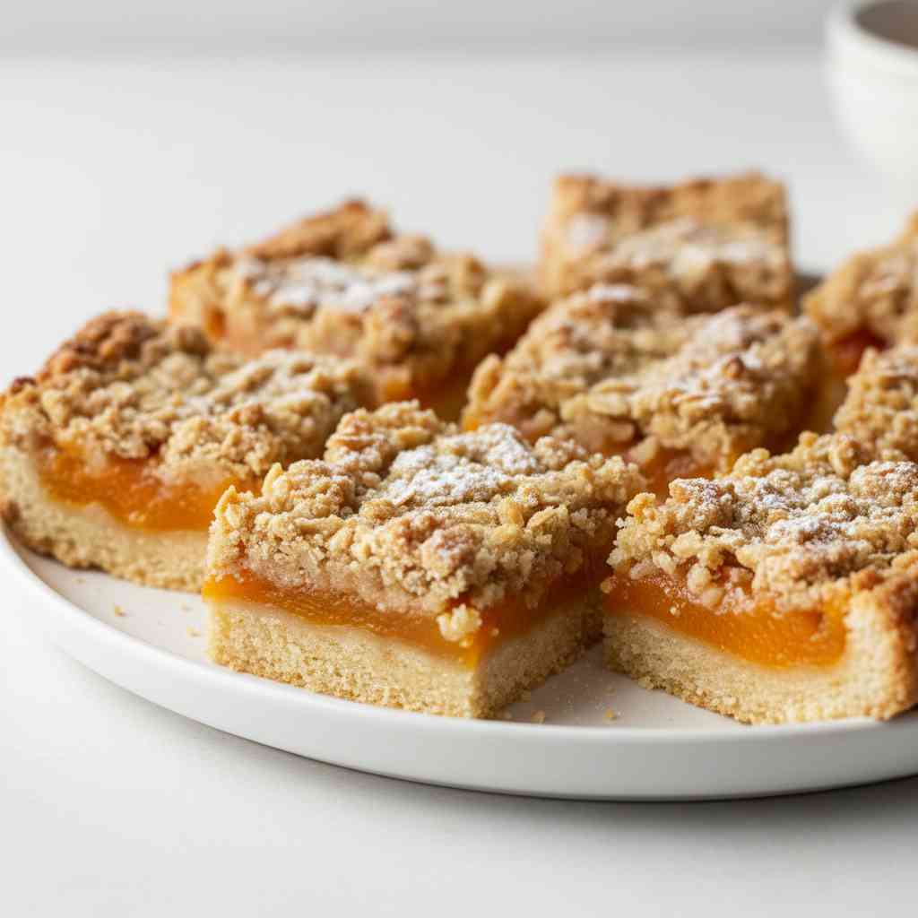 Apricot Crumble Squares Recipe