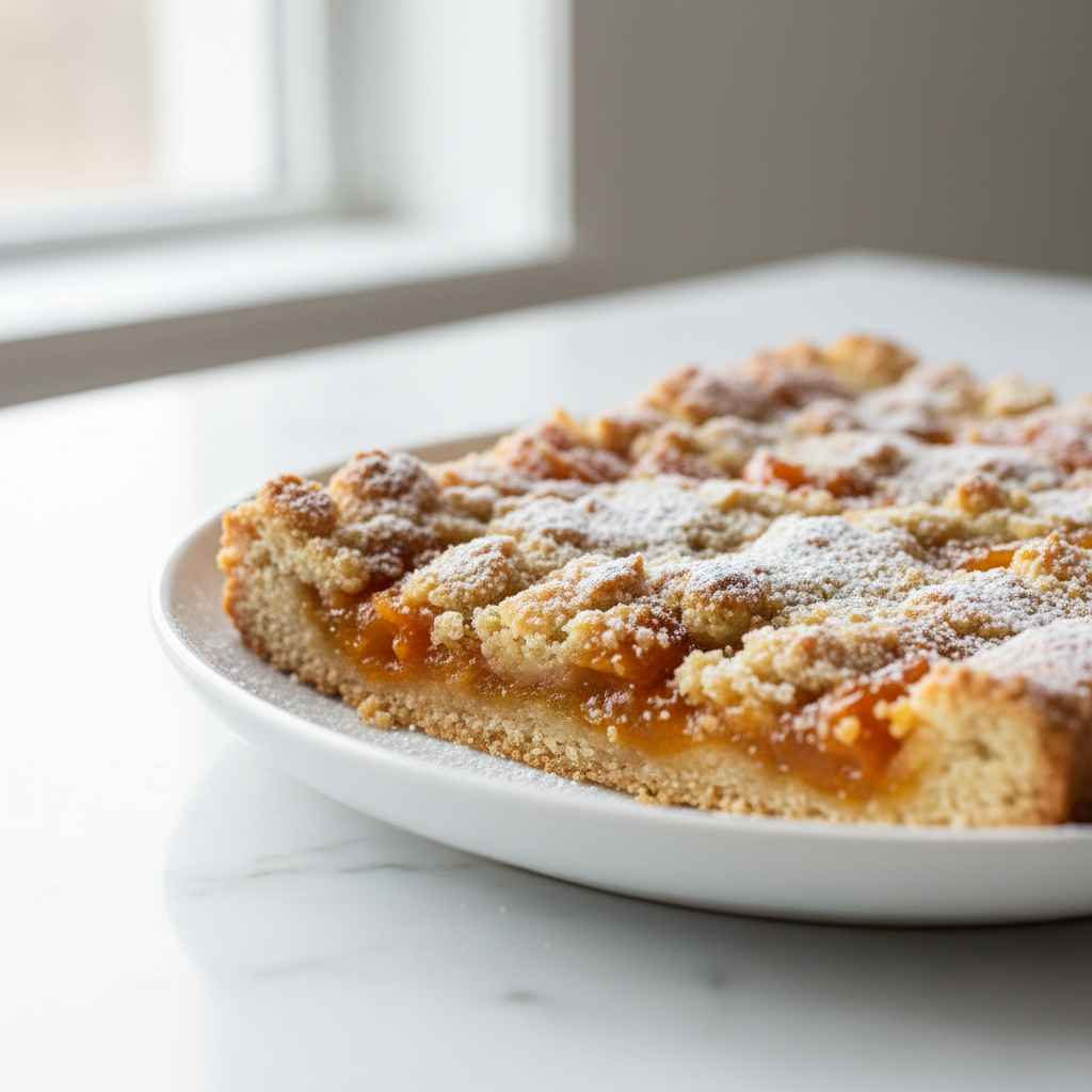 Apricot Shortbread Bars Recipe