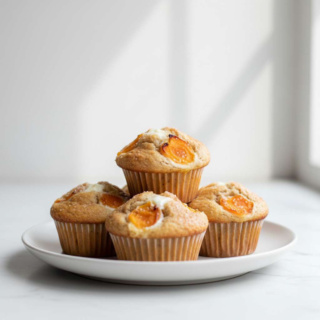 Apricot Yogurt Muffins Recipe 2 Apricot Yogurt Muffins Recipe