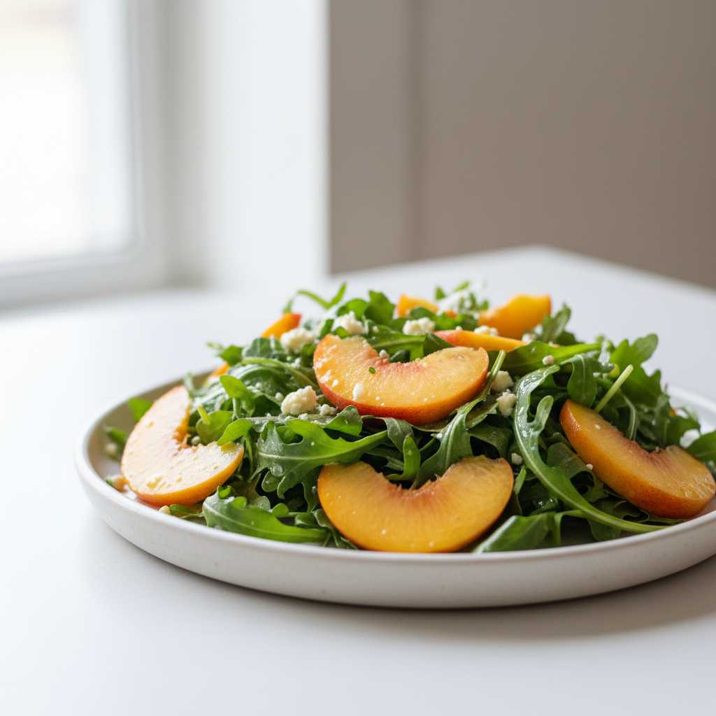 Arugula Nectarine Salad