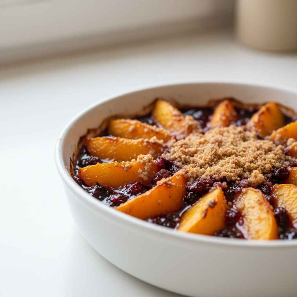 Baked Nectarines With Port
