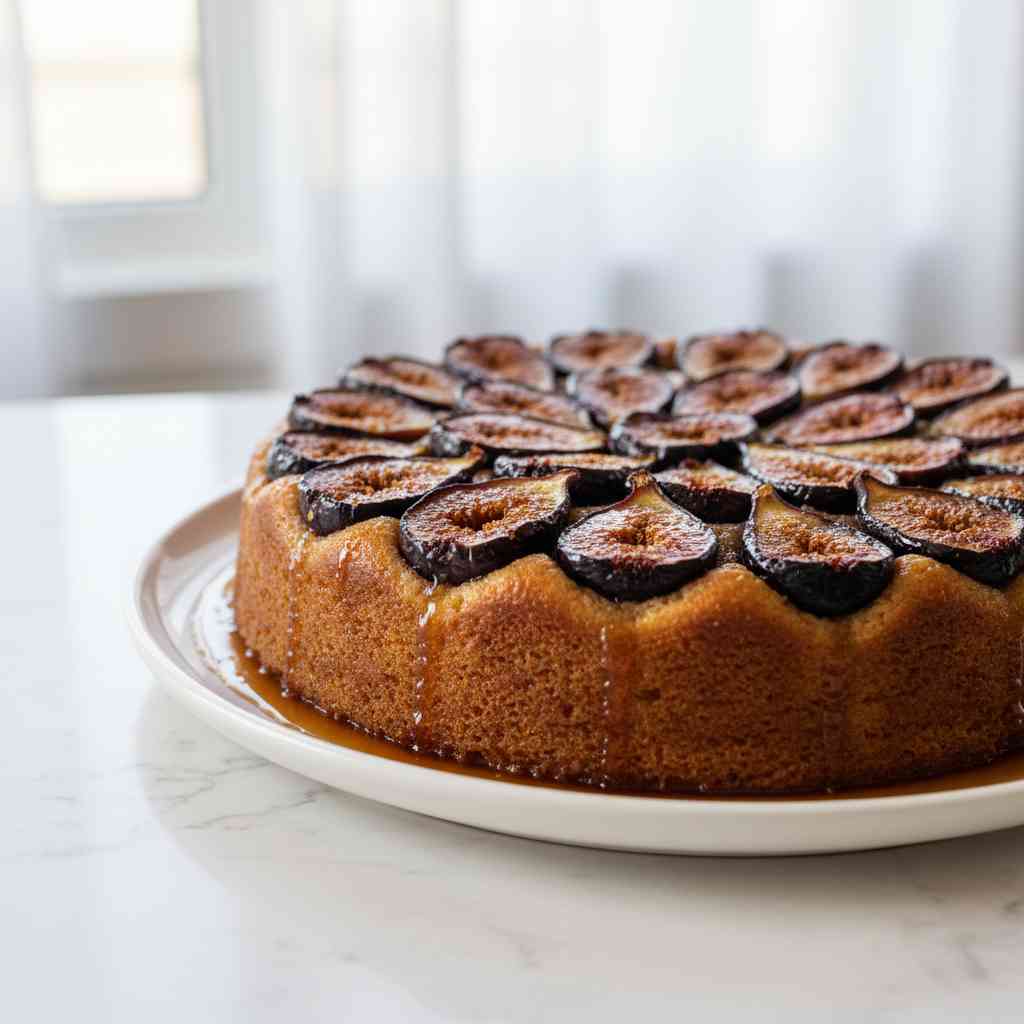 Caramelized Fig Upside Down Cake 2 Caramelized Fig Upside Down Cake