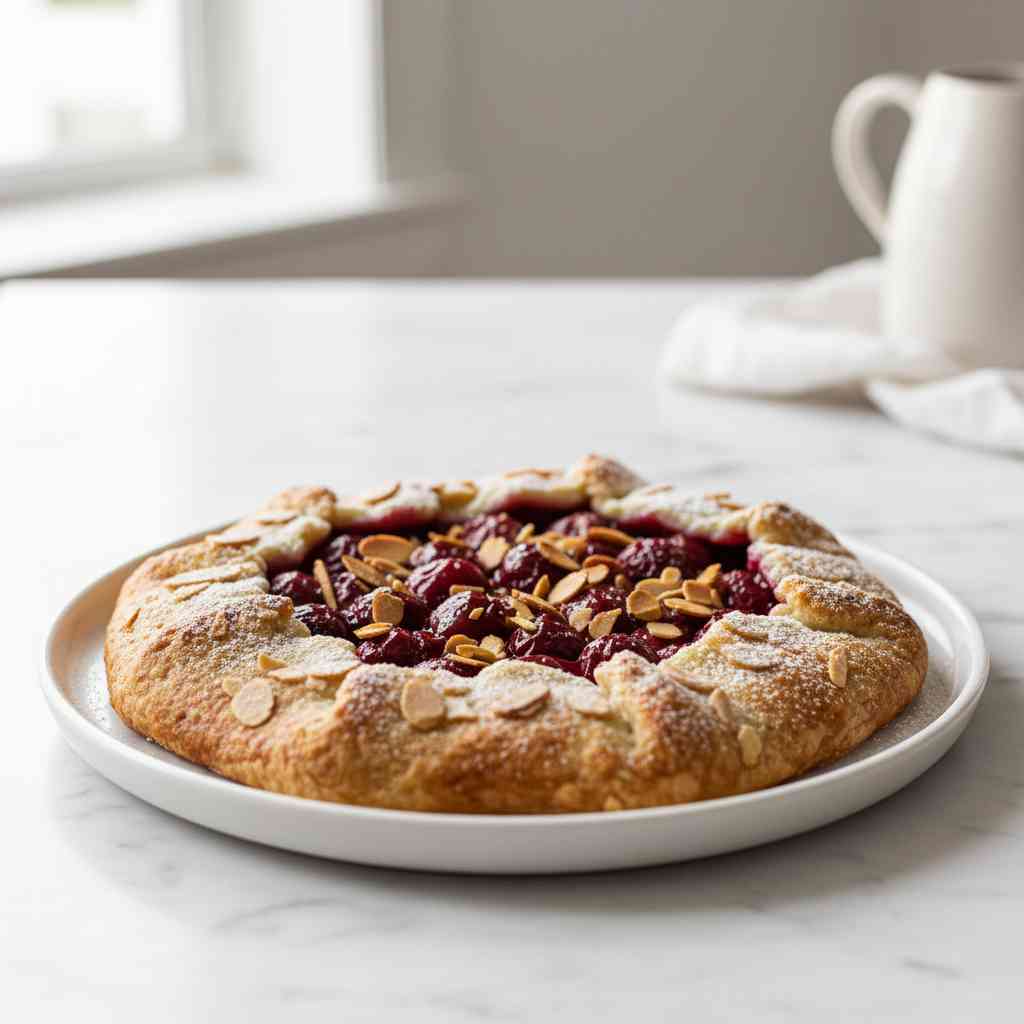 Cherry Almond Galette Recipe