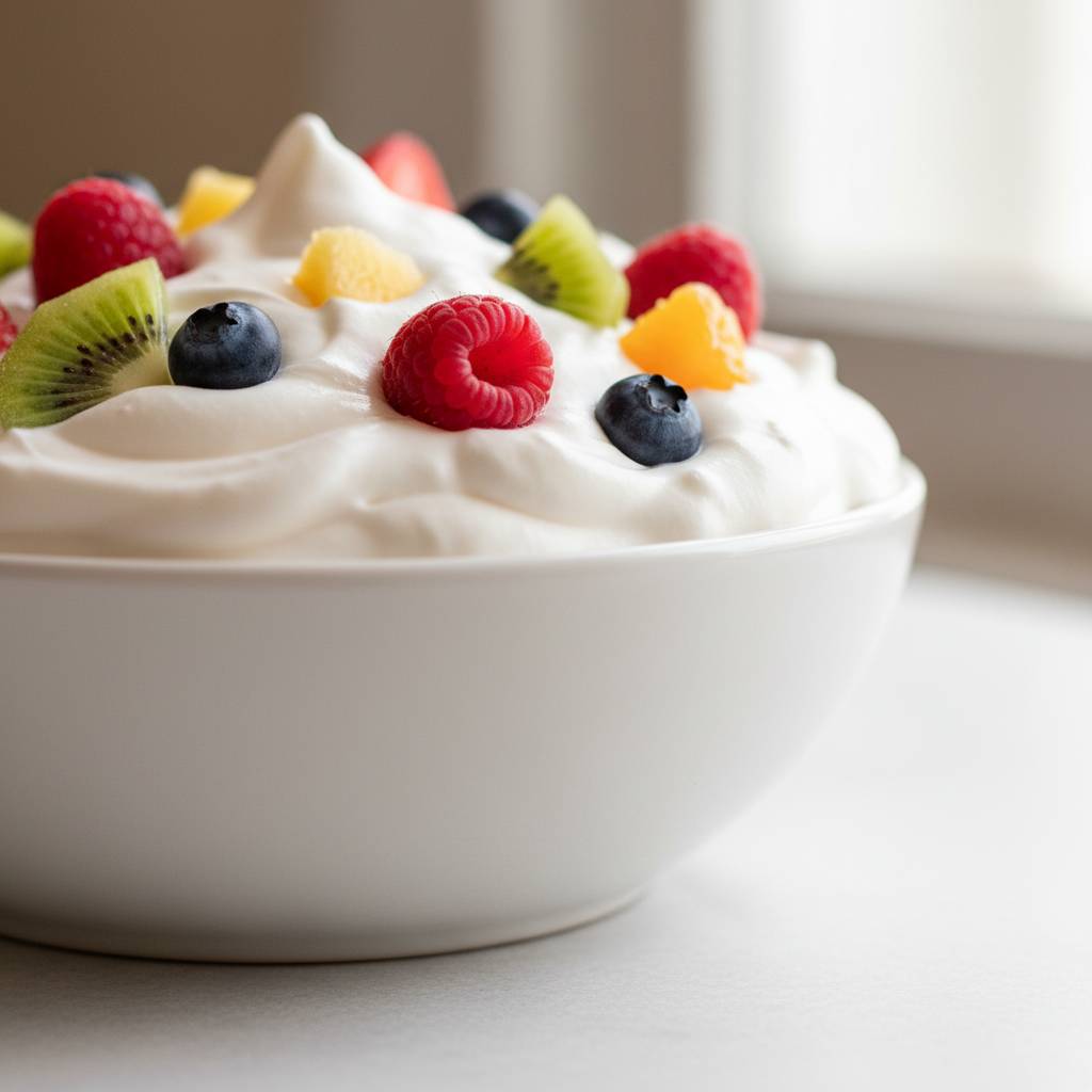 Creamy Marshmallow Fluff Fruit Dip