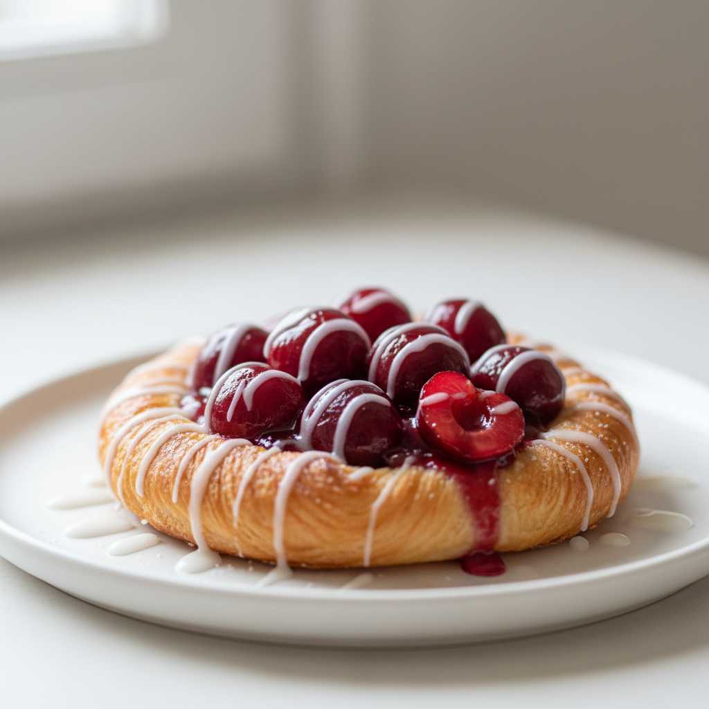 Easy Cherry Danish Puff Pastry
