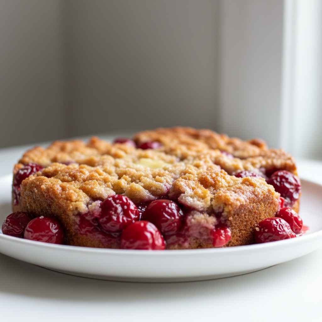 Fresh Cherry Dump Cake