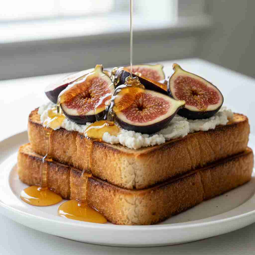 Fresh Fig Honey Toast 2 Fresh Fig Honey Toast