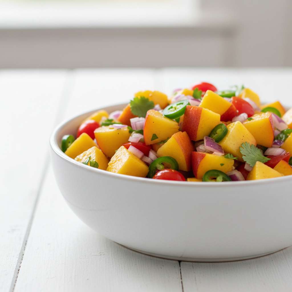 Fresh Peach Salsa Recipe 2 Fresh Peach Salsa Recipe