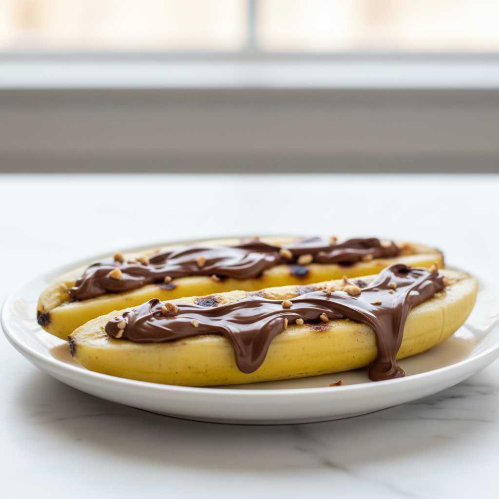 Grilled Banana Boats with Nutella Recipe