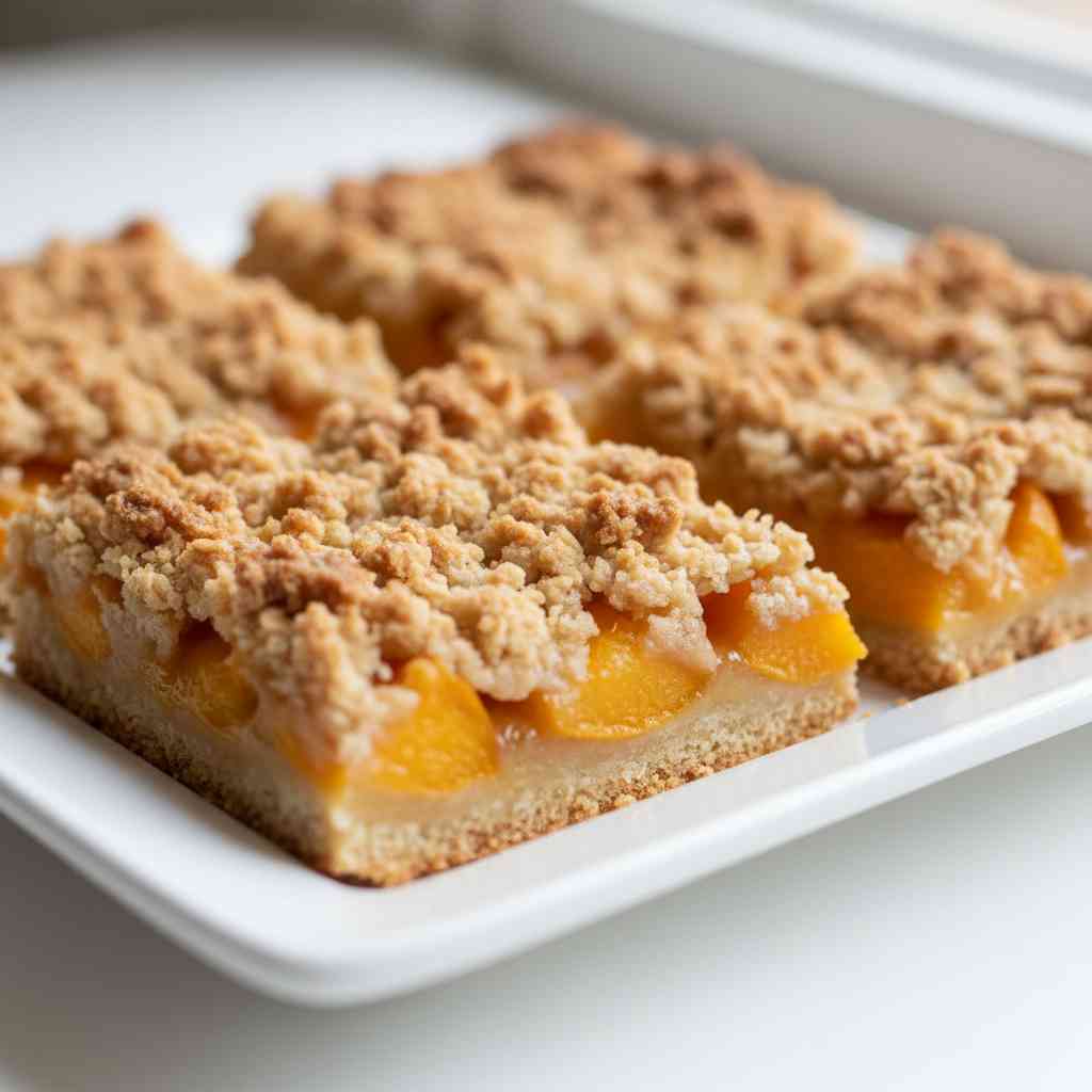 Homemade Nectarine Bars