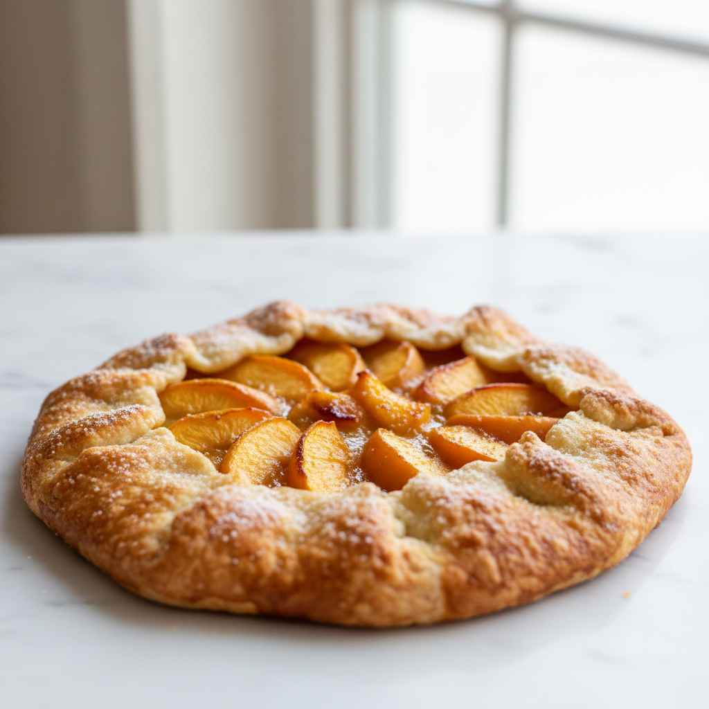 Lovely Rustic Peach Galette Recipe
