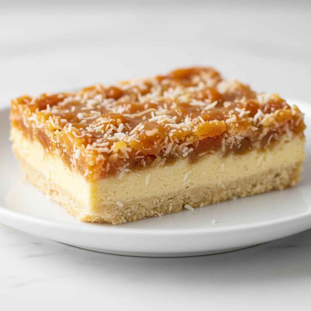 No Bake Apricot Coconut Slice