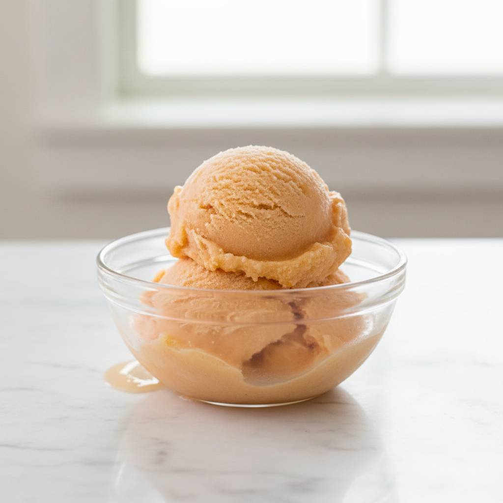 peach sorbet recipe