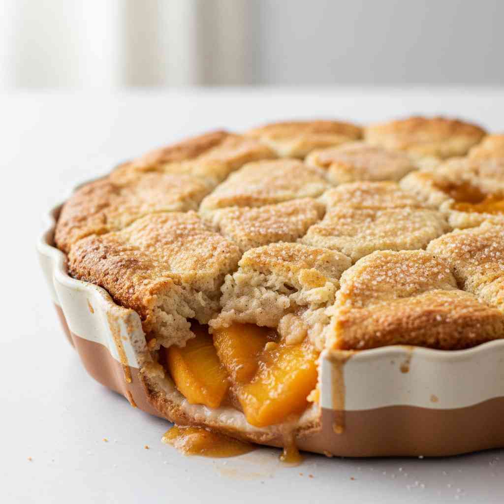Skinny Peach Cobbler
