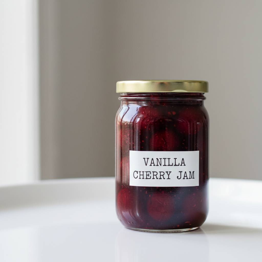 Vanilla Cherry Jam