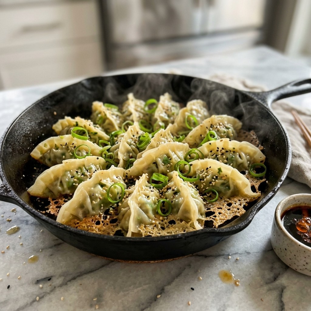 Crispy Pan-Fried Cabbage Dumplings